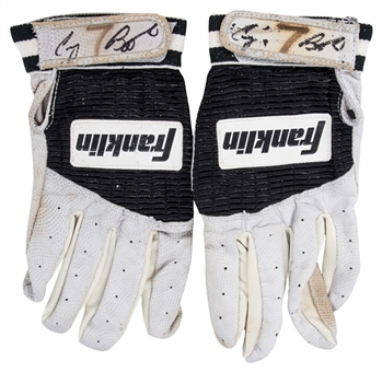 Craig Biggio Astros Game Used and Signed Franklin Batting Gloves (JSA & PSA/DNA)